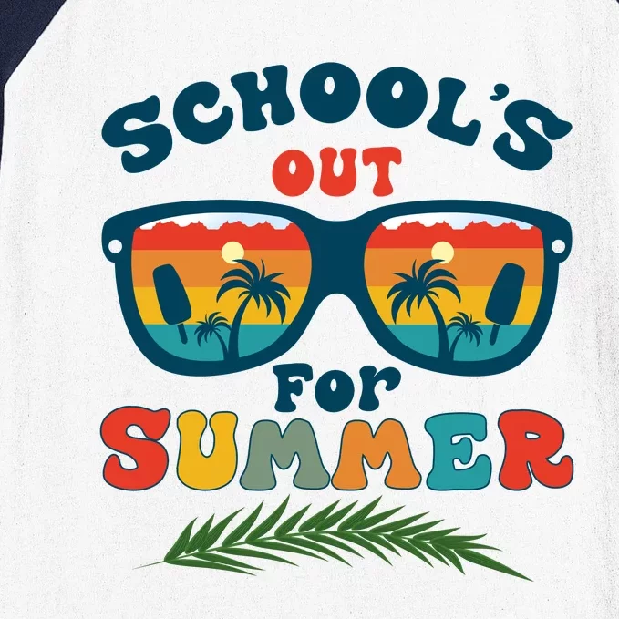 SchoolS Out For Summer Celebration Baseball Sleeve Shirt