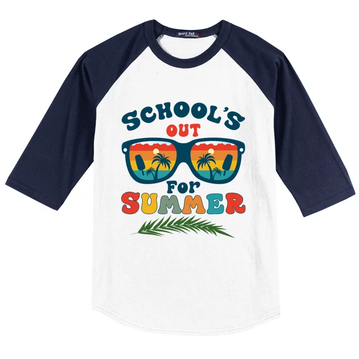 SchoolS Out For Summer Celebration Baseball Sleeve Shirt