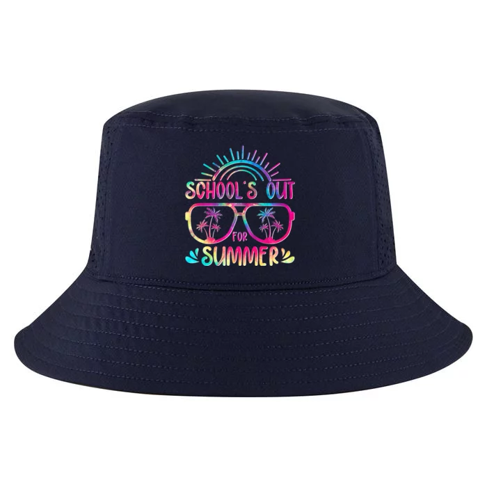 School's Out For Summer Tie Dye Cool Comfort Performance Bucket Hat