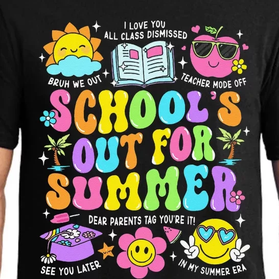 Schools Out For Summer Graduation Last Day Of School Teacher Pajama Set