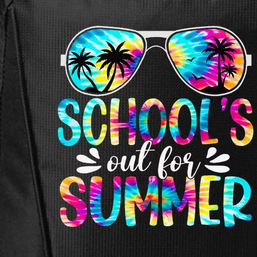 Schools Out For Summer Last Day Of School Student Teacher City Backpack