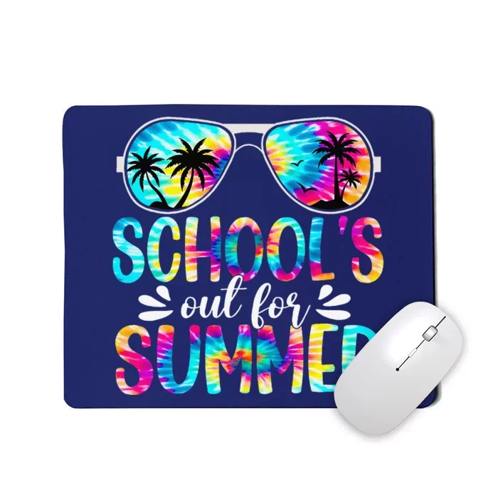 Schools Out For Summer Last Day Of School Student Teacher Mousepad