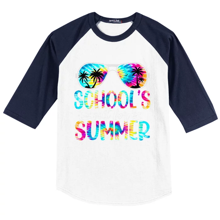 Schools Out For Summer Last Day Of School Student Teacher Baseball Sleeve Shirt