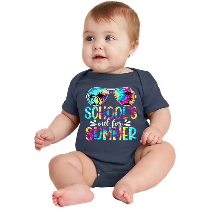 Schools Out For Summer Last Day Of School Student Teacher Baby Bodysuit