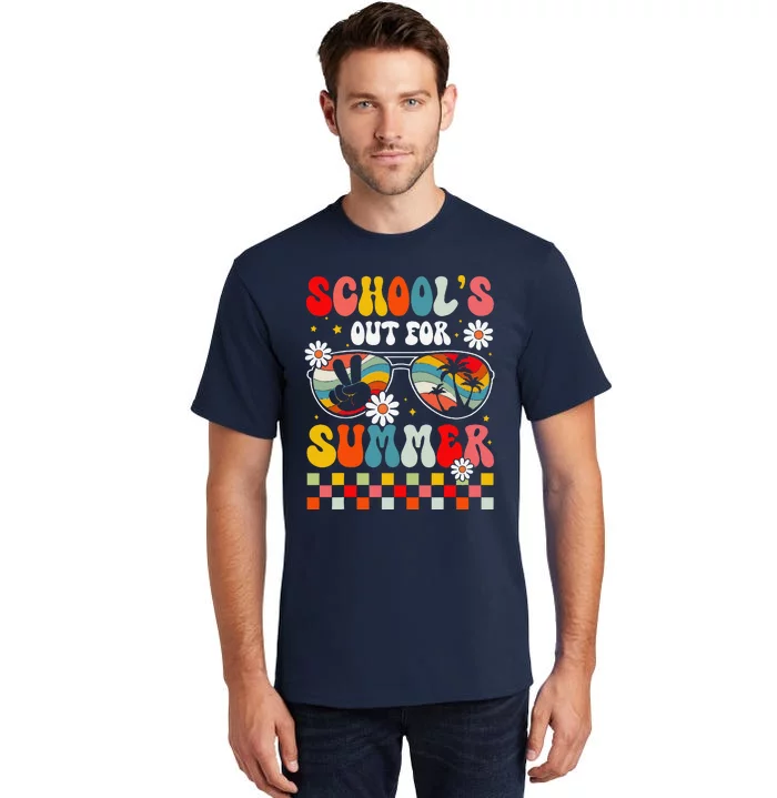 Schools Out For Summer Last Day Of School Teacher Tall T-Shirt