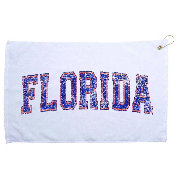 State Of Florida Grommeted Golf Towel