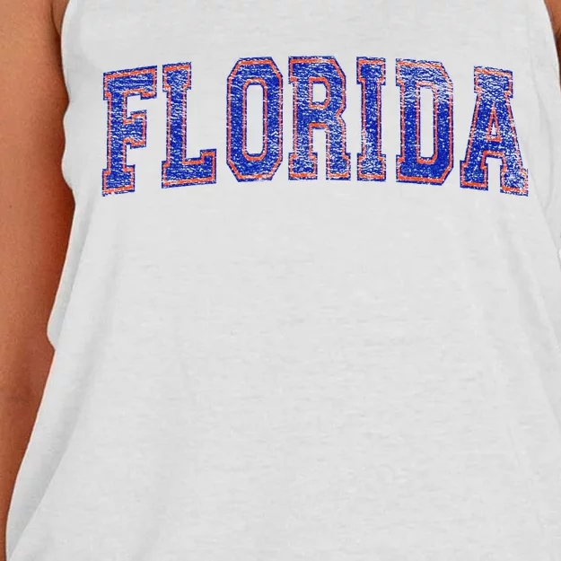 State Of Florida Women's Knotted Racerback Tank