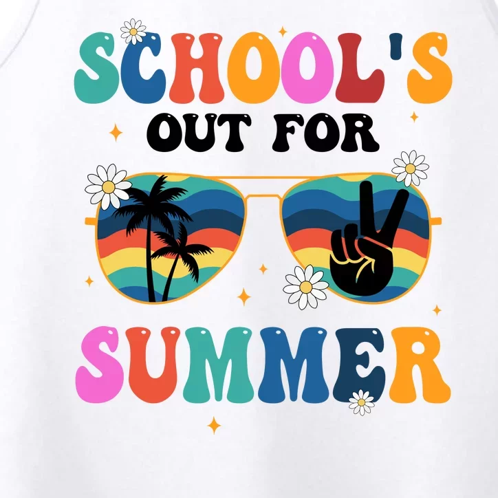 Schools Out For Summer Hippie Performance Tank