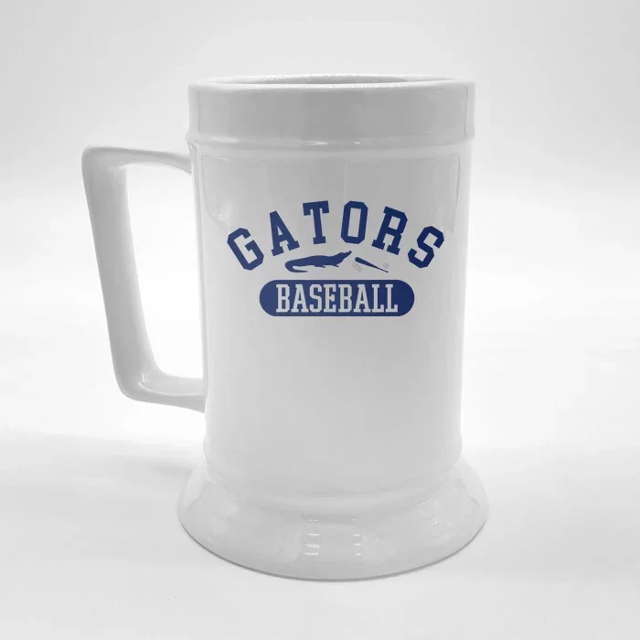 State Of Florida Baseball Jersey Gators Front & Back Beer Stein