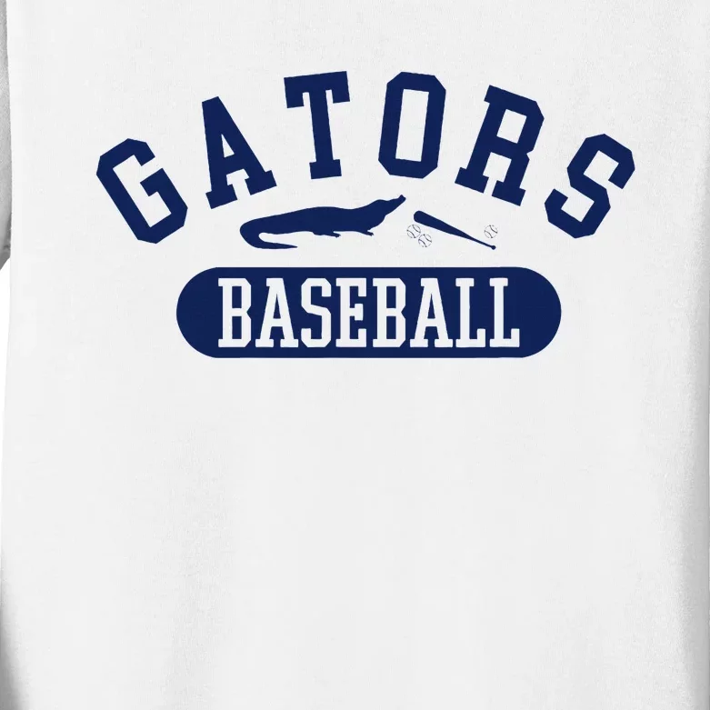 State Of Florida Baseball Jersey Gators Kids Long Sleeve Shirt