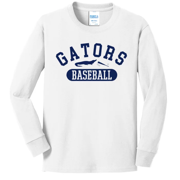 State Of Florida Baseball Jersey Gators Kids Long Sleeve Shirt