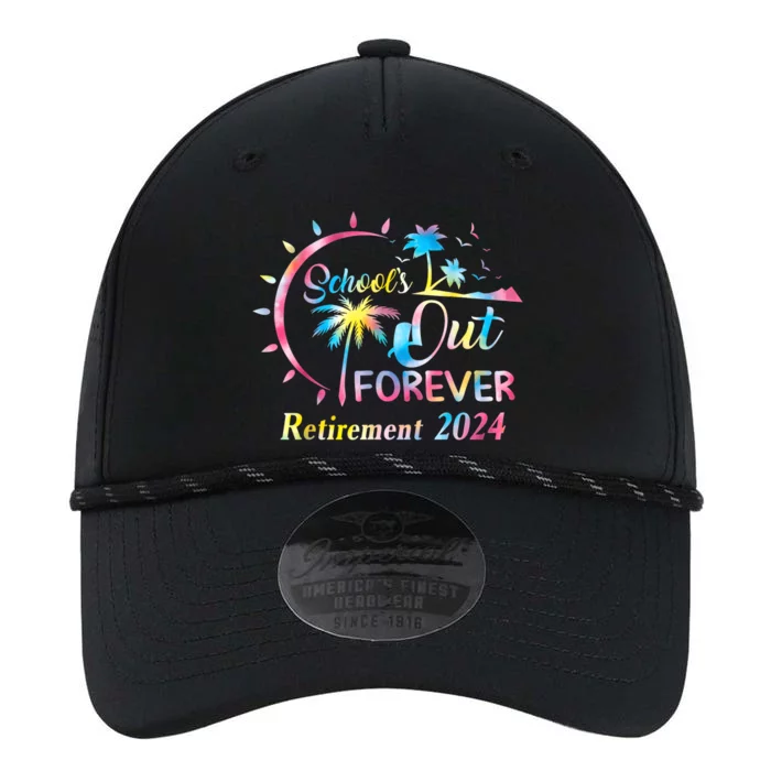 Schools Out Forever Retirement 2024 Tie Dye Retired Teacher Performance The Dyno Cap