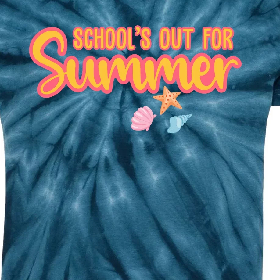 Schools Out For Summer Cute Kids Tie-Dye T-Shirt