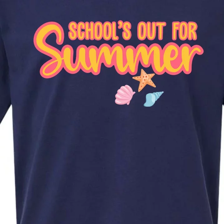 Schools Out For Summer Cute Sueded Cloud Jersey T-Shirt