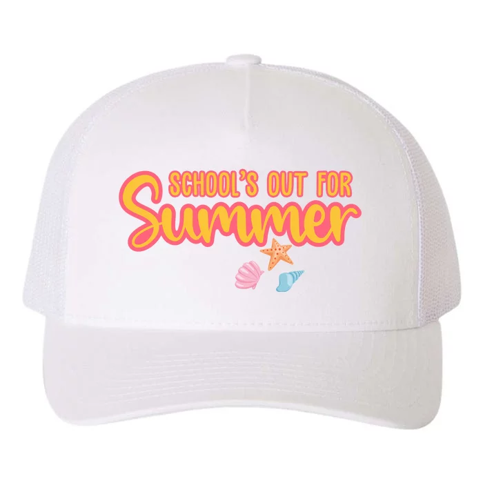 Schools Out For Summer Cute Yupoong Adult 5-Panel Trucker Hat