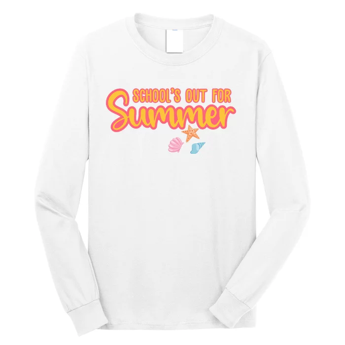 Schools Out For Summer Cute Long Sleeve Shirt