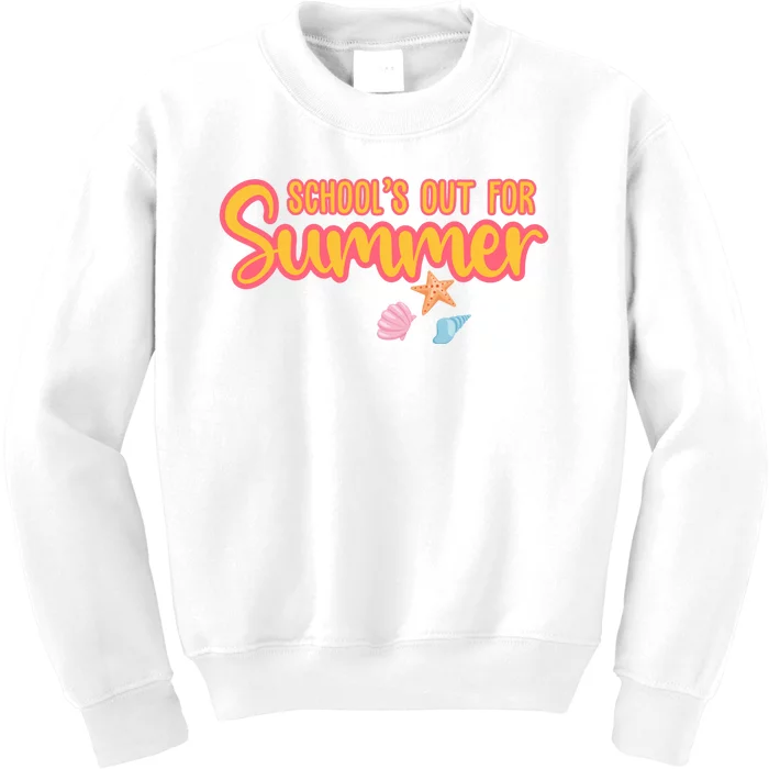 Schools Out For Summer Cute Kids Sweatshirt