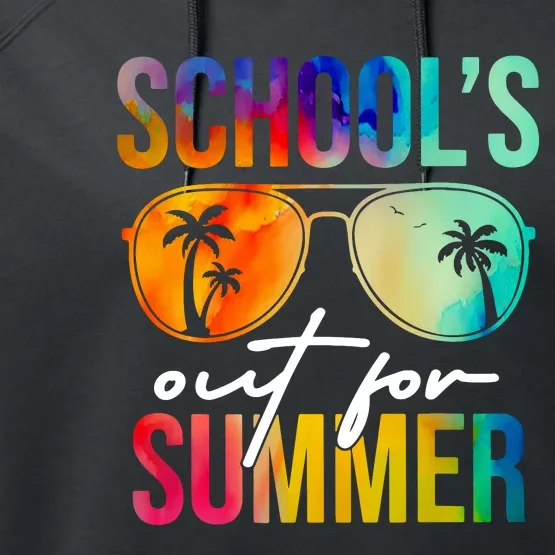 Schools Out For Summer Graduation Students Teacher Performance Fleece Hoodie