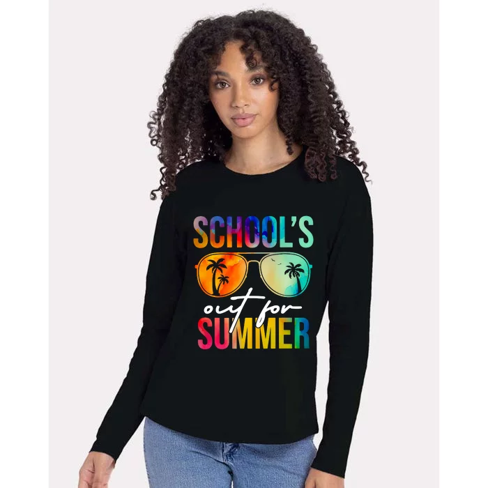 Schools Out For Summer Graduation Students Teacher Womens Cotton Relaxed Long Sleeve T-Shirt