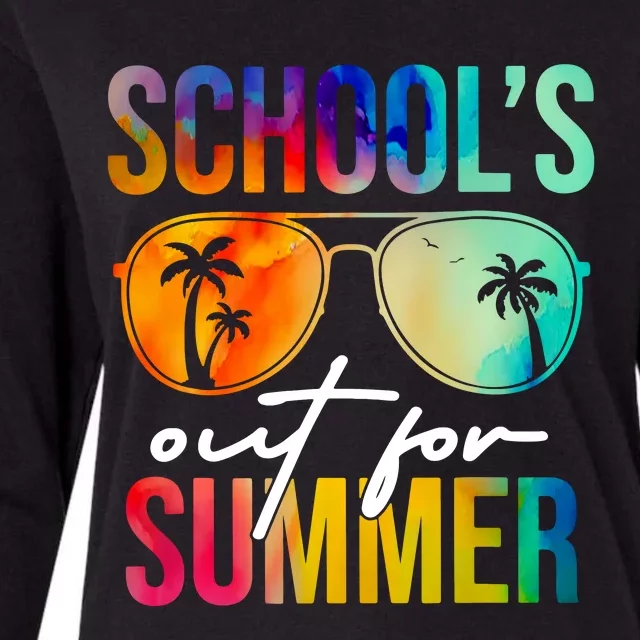 Schools Out For Summer Graduation Students Teacher Womens Cotton Relaxed Long Sleeve T-Shirt