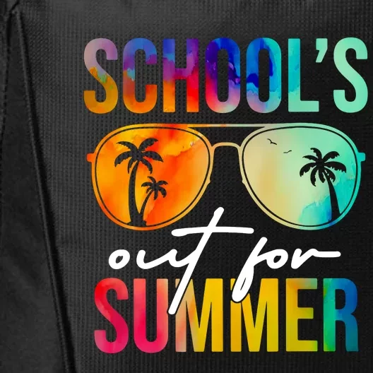 Schools Out For Summer Graduation Students Teacher City Backpack