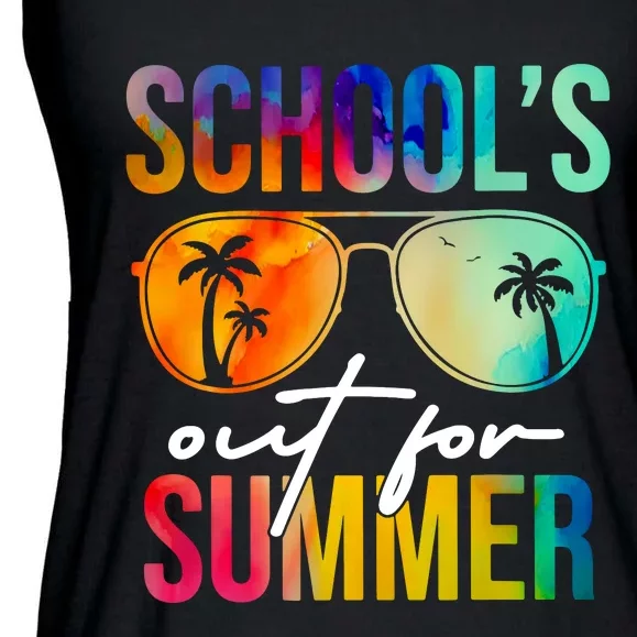 Schools Out For Summer Graduation Students Teacher Ladies Essential Flowy Tank