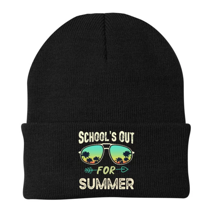 Schools Out For Summer Last Day Of School Student Teacher Knit Cap Winter Beanie