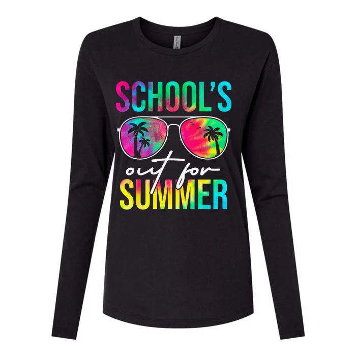 Schools Out for Summer Graduation Students Teacher Womens Cotton Relaxed Long Sleeve T-Shirt