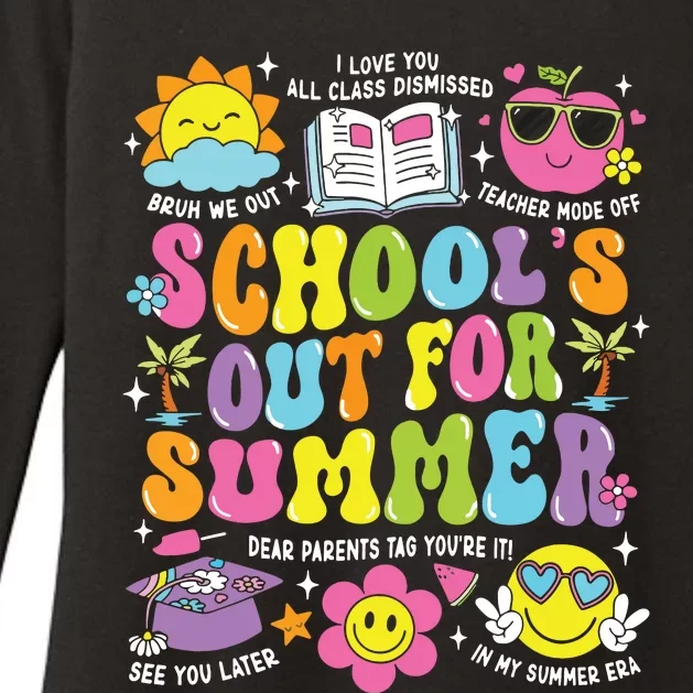 Schools Out For Summer Graduation Last Day Of School Teacher Womens CVC Long Sleeve Shirt