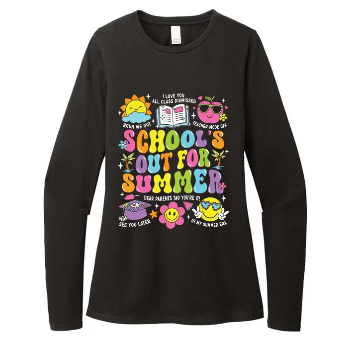 Schools Out For Summer Graduation Last Day Of School Teacher Womens CVC Long Sleeve Shirt