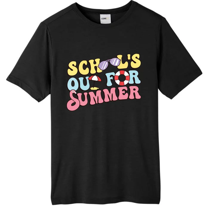 Schools Out For Summer Graduation Students Teacher Vacation. ChromaSoft Performance T-Shirt