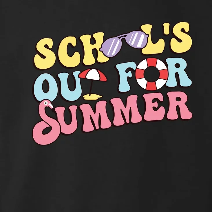 Schools Out For Summer Graduation Students Teacher Vacation. Toddler Hoodie