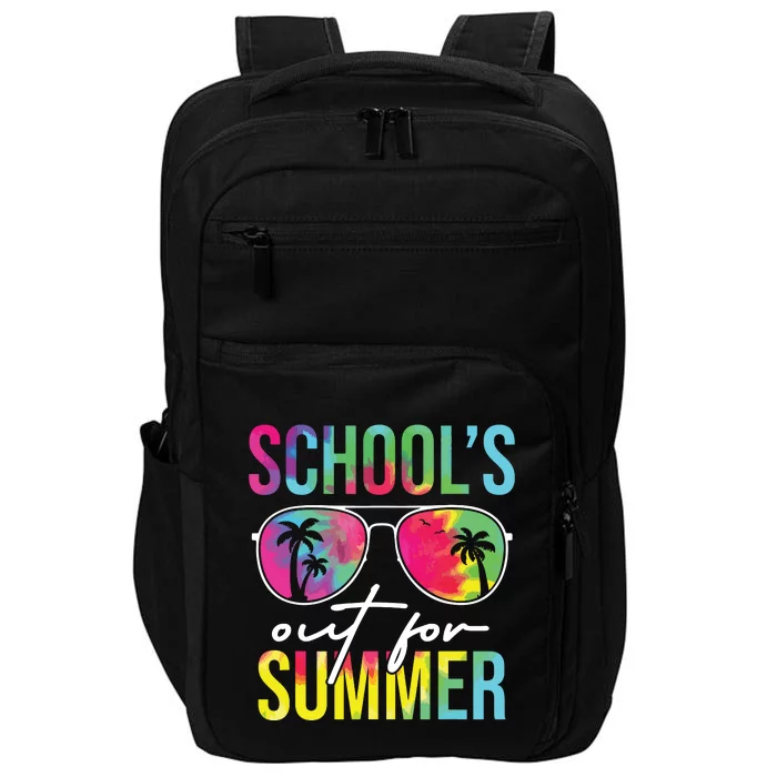 Schools Out For Summer Graduation Students Teacher Vacation Impact Tech Backpack