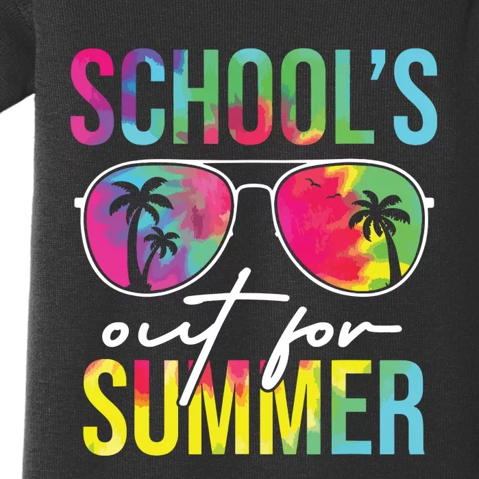 Schools Out For Summer Graduation Students Teacher Vacation Baby Bodysuit