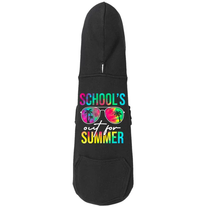 Schools Out For Summer Graduation Students Teacher Doggie 3-End Fleece Hoodie