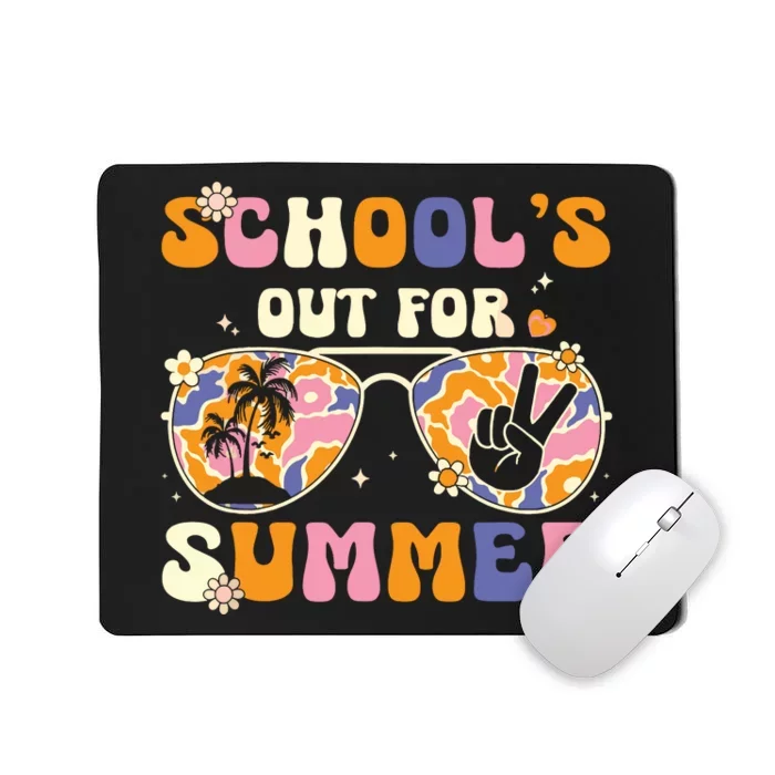 Schools Out For Summer Teacher Last Day Of School Mousepad