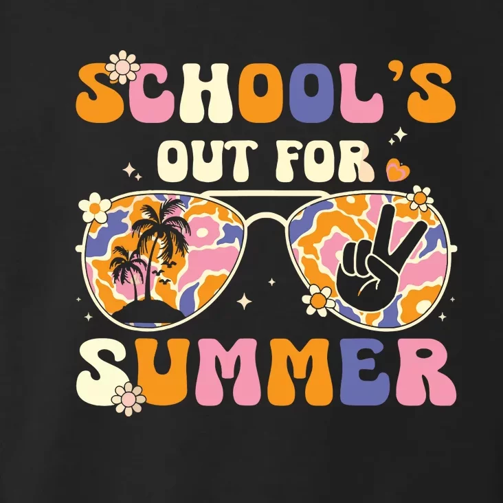 Schools Out For Summer Teacher Last Day Of School Toddler Hoodie