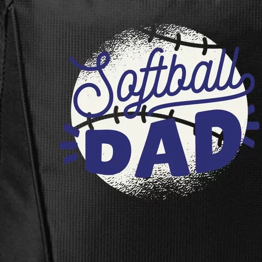 Softball Dad City Backpack