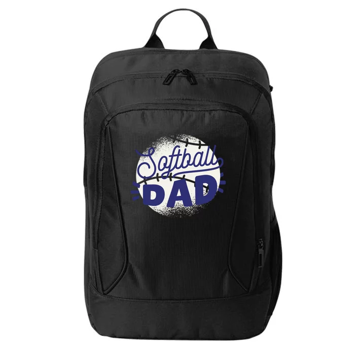 Softball Dad City Backpack