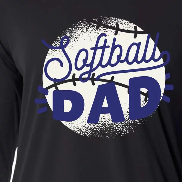 Softball Dad Cooling Performance Long Sleeve Crew