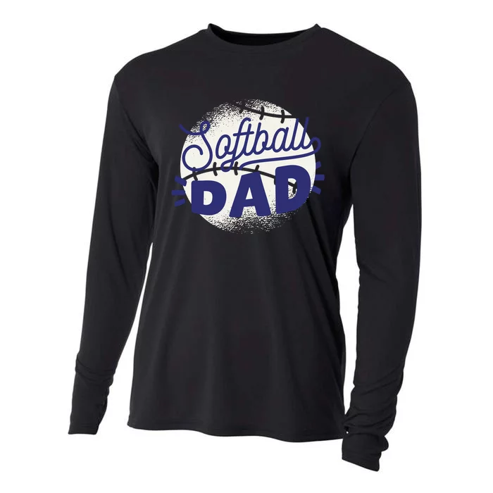 Softball Dad Cooling Performance Long Sleeve Crew