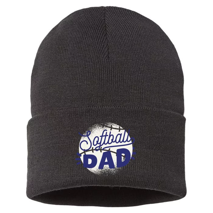 Softball Dad Sustainable Knit Beanie