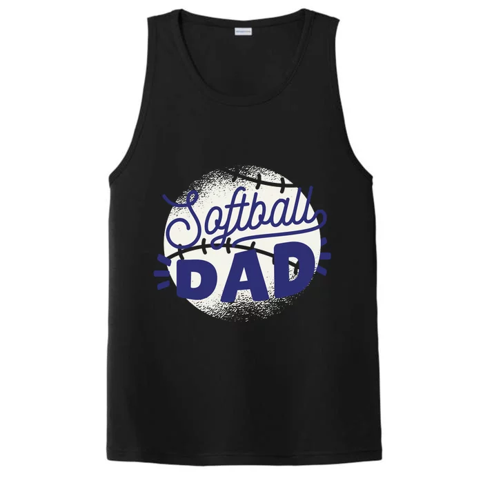 Softball Dad Performance Tank