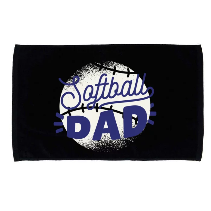 Softball Dad Microfiber Hand Towel