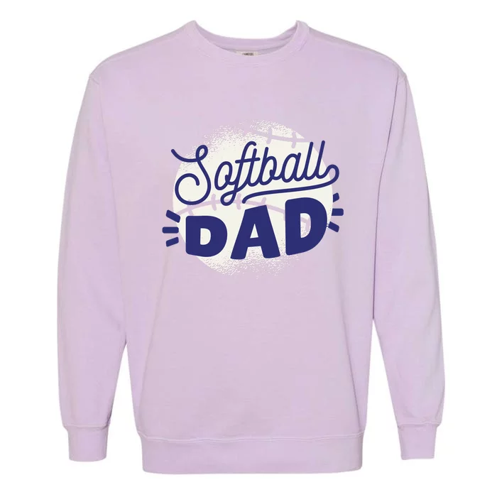 Softball Dad Garment-Dyed Sweatshirt