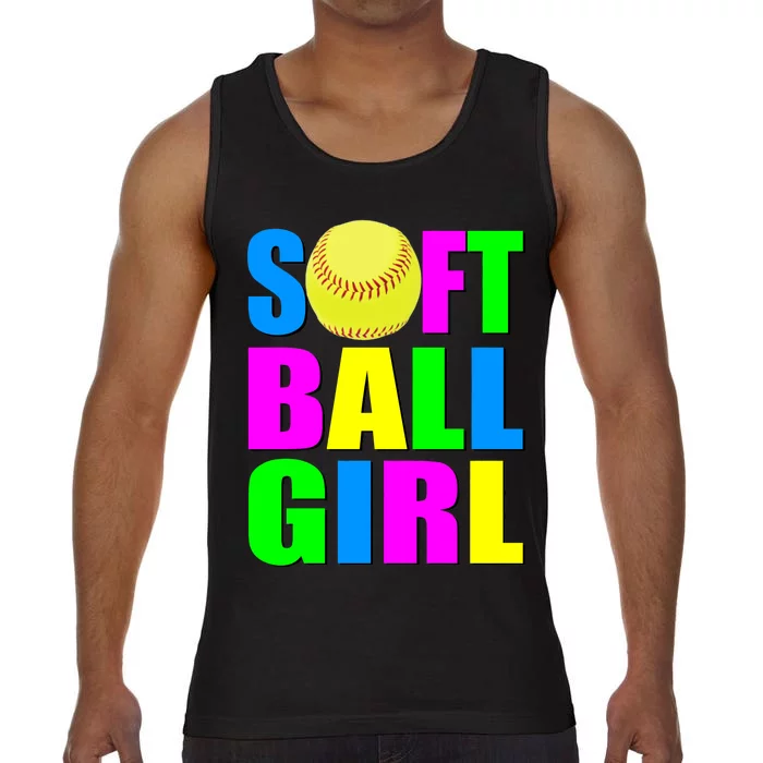 Softball Girl Comfort Colors® Tank Top