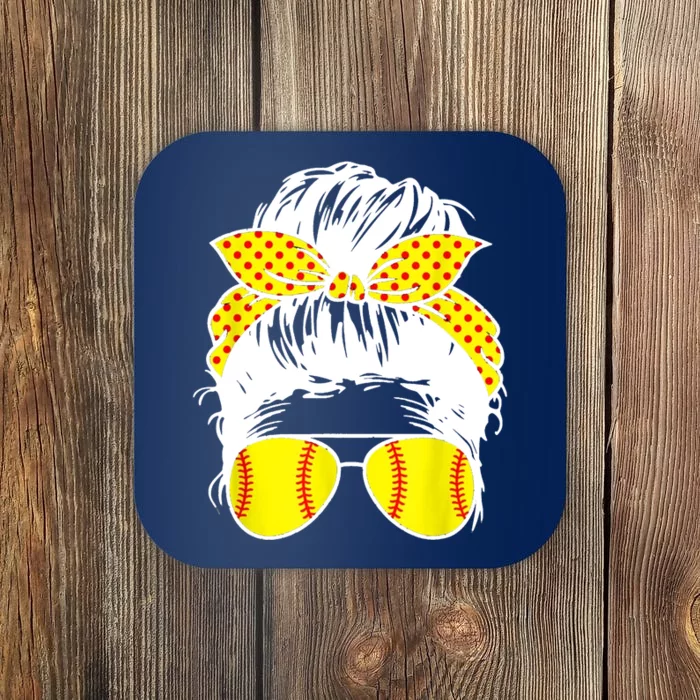 Softball Mom Sunglasses Coaster