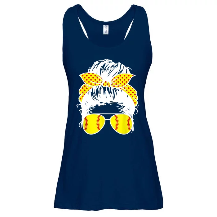 Softball Mom Sunglasses Ladies Essential Flowy Tank