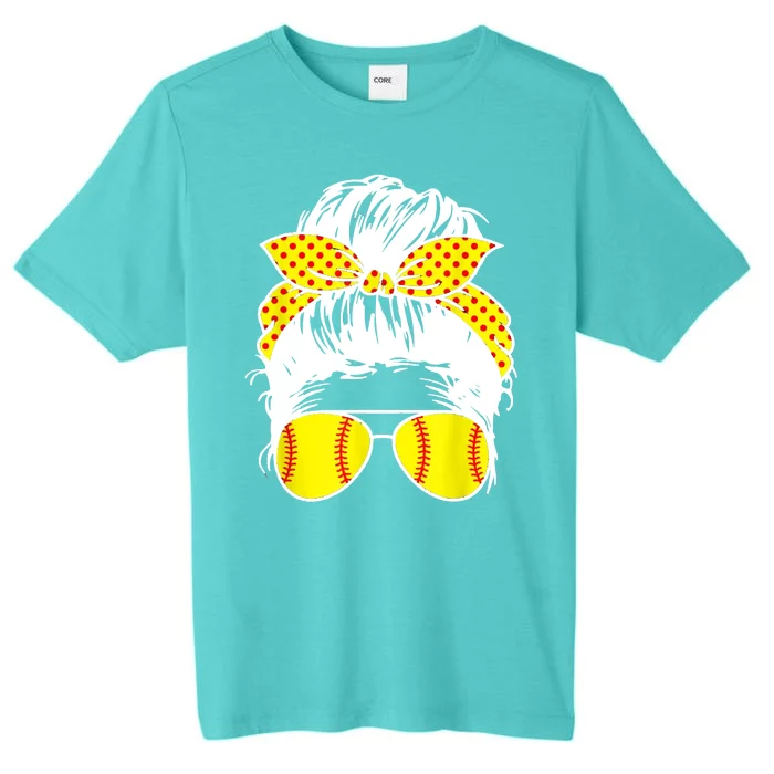 Softball Mom Sunglasses ChromaSoft Performance T-Shirt