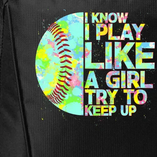 Softball Play Like A Girl City Backpack